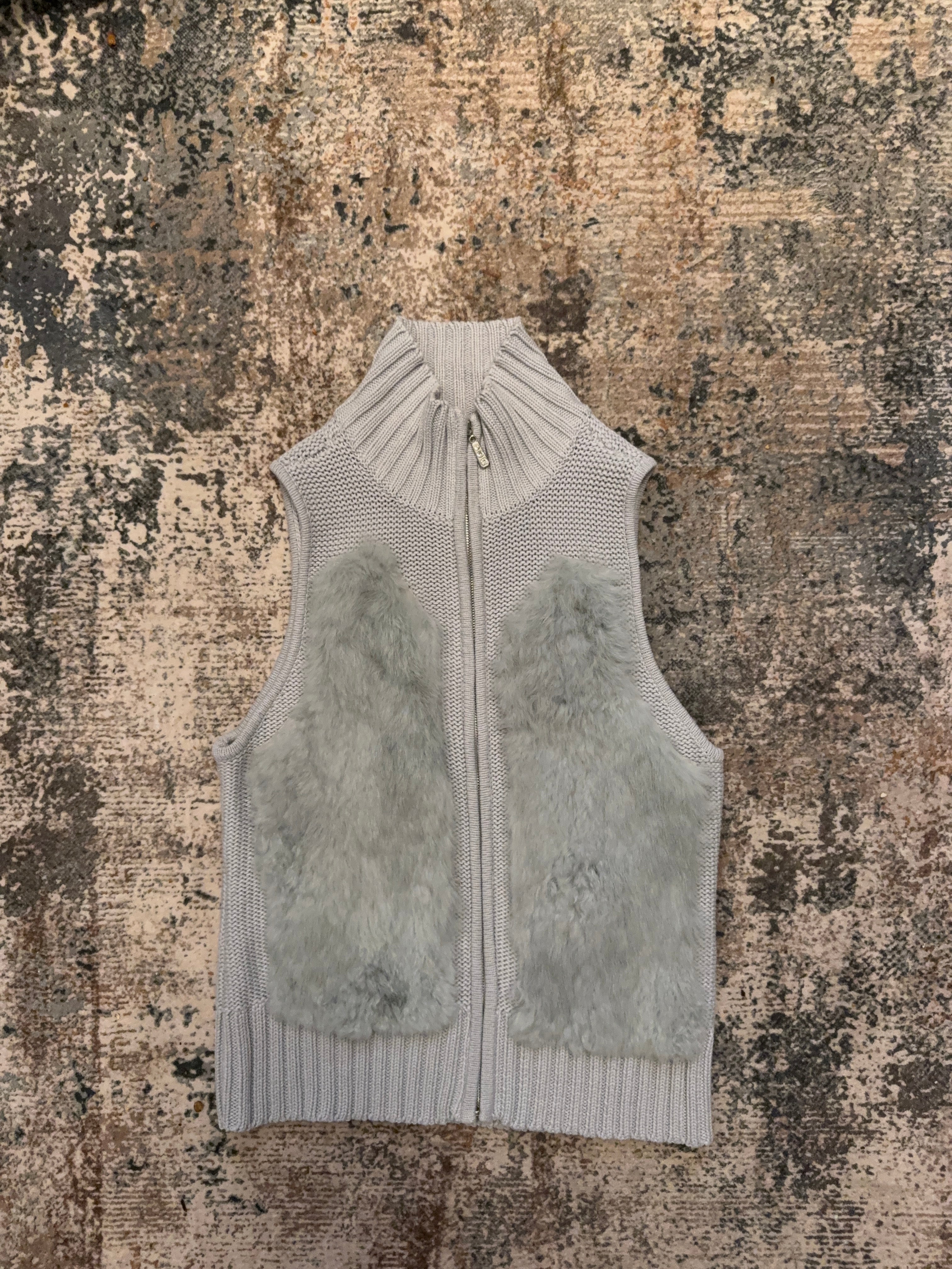 The Ivory Fur Vest