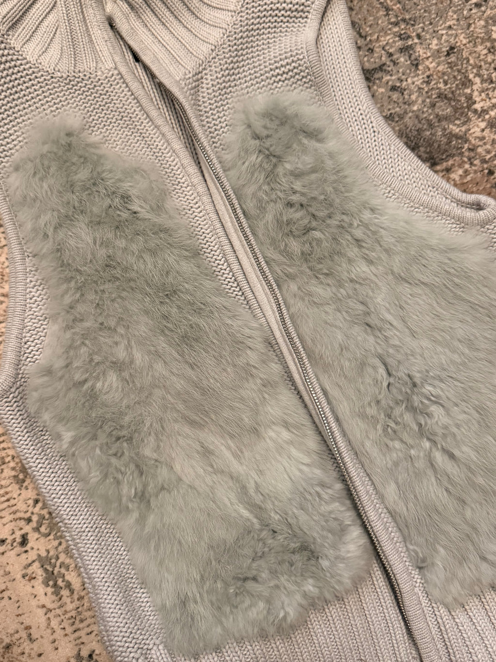 The Ivory Fur Vest