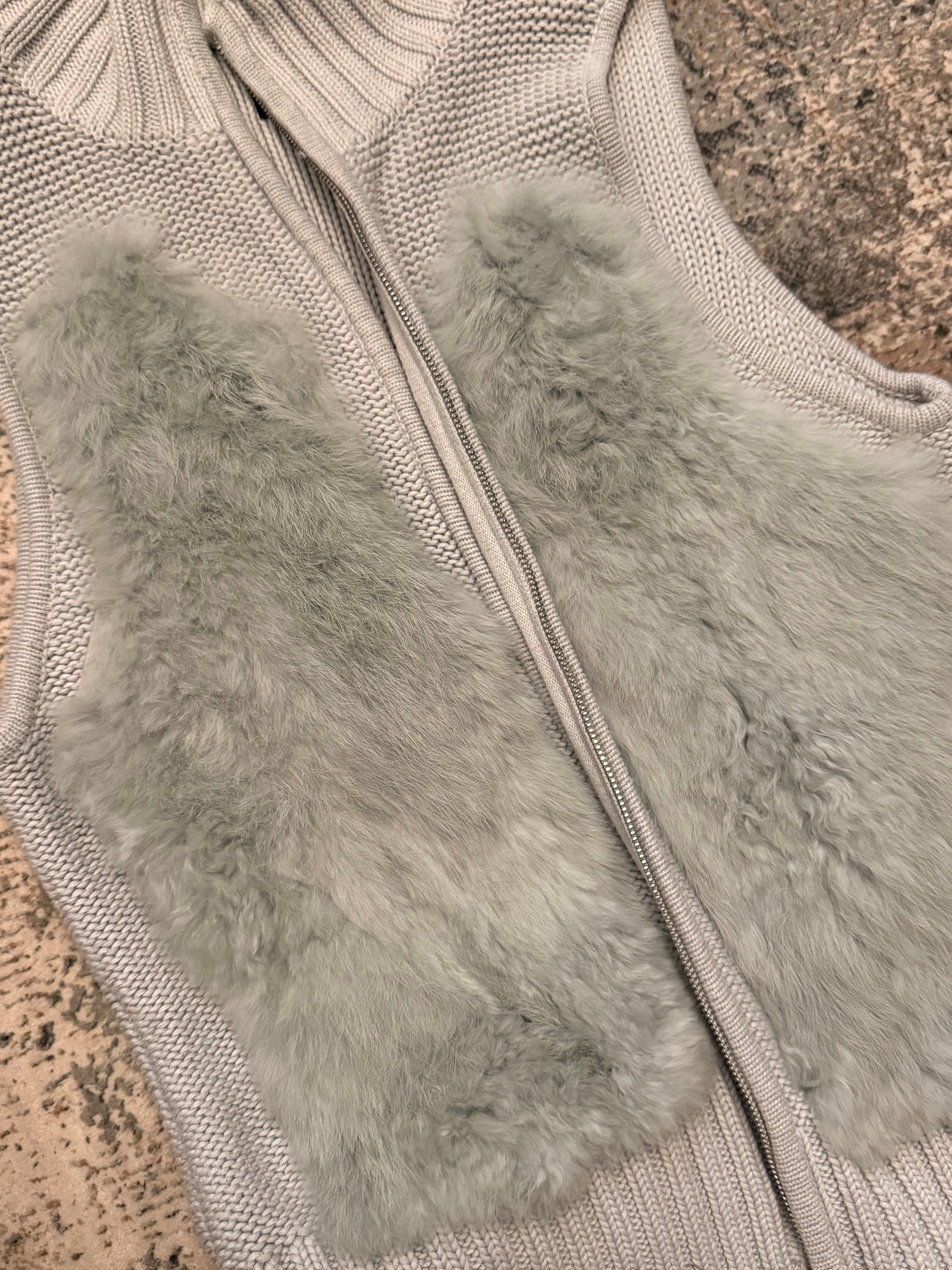 The Ivory Fur Vest