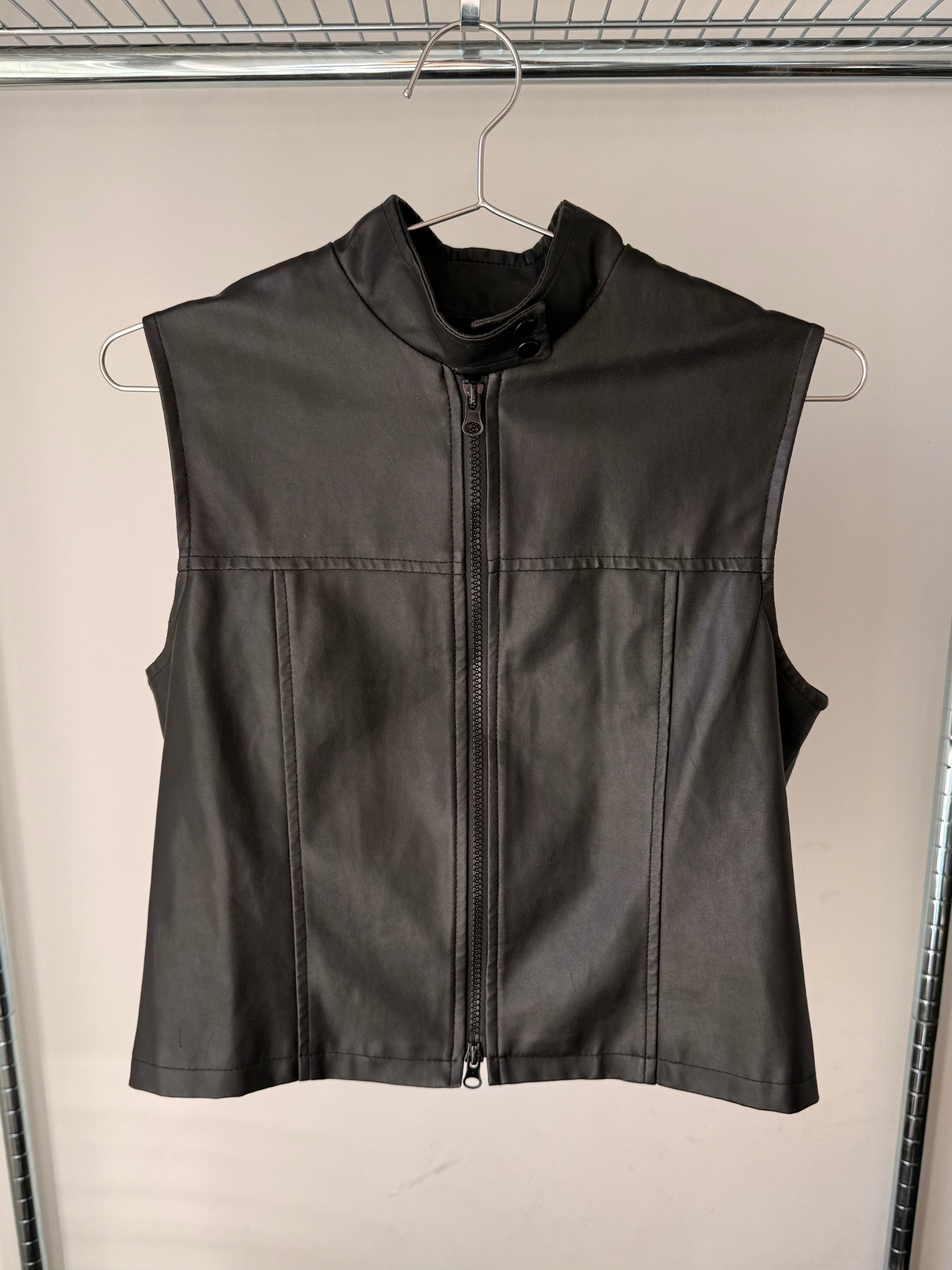 Shadow Leather Vest