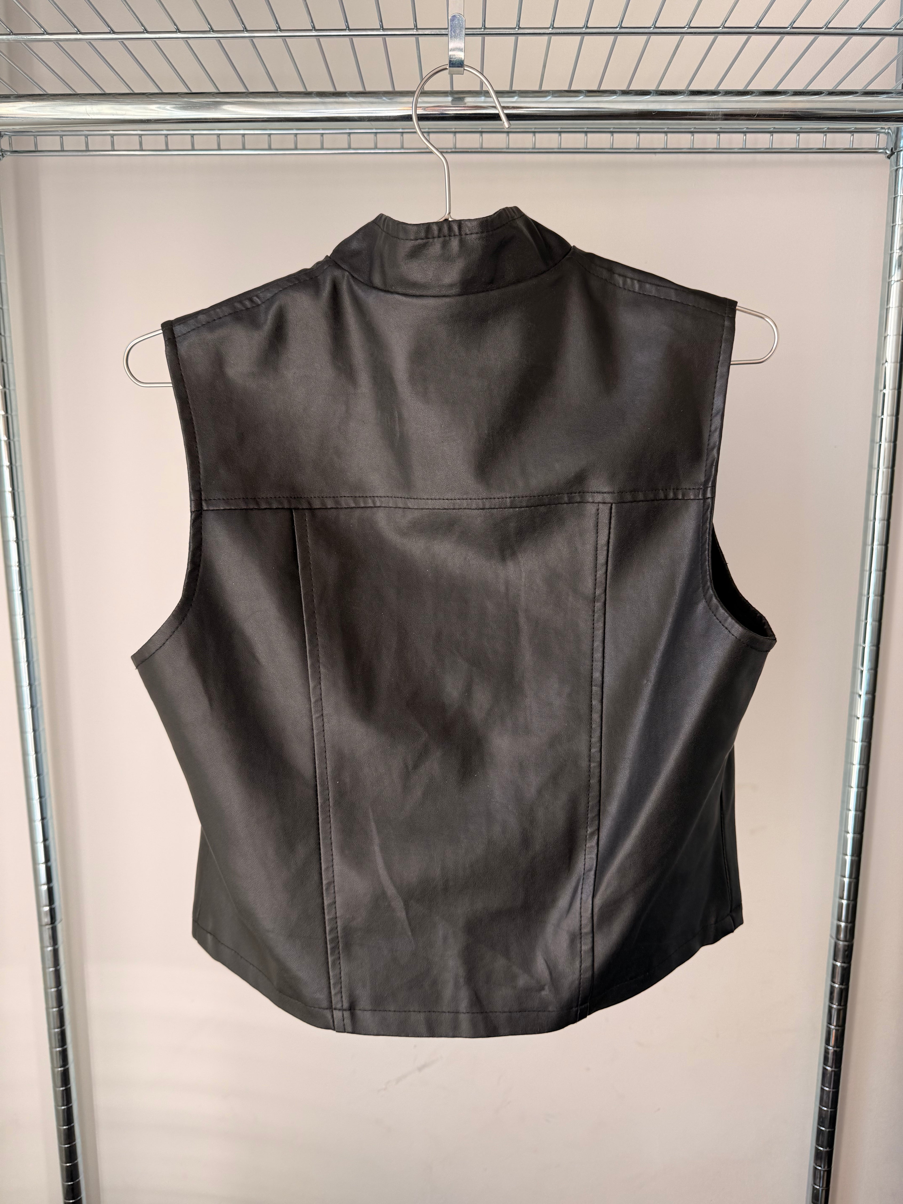 Shadow Leather Vest