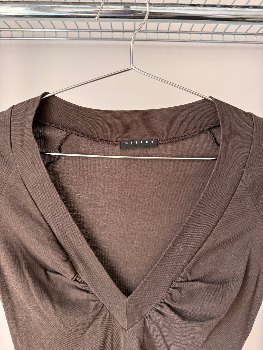 Cocoa Draped Tee