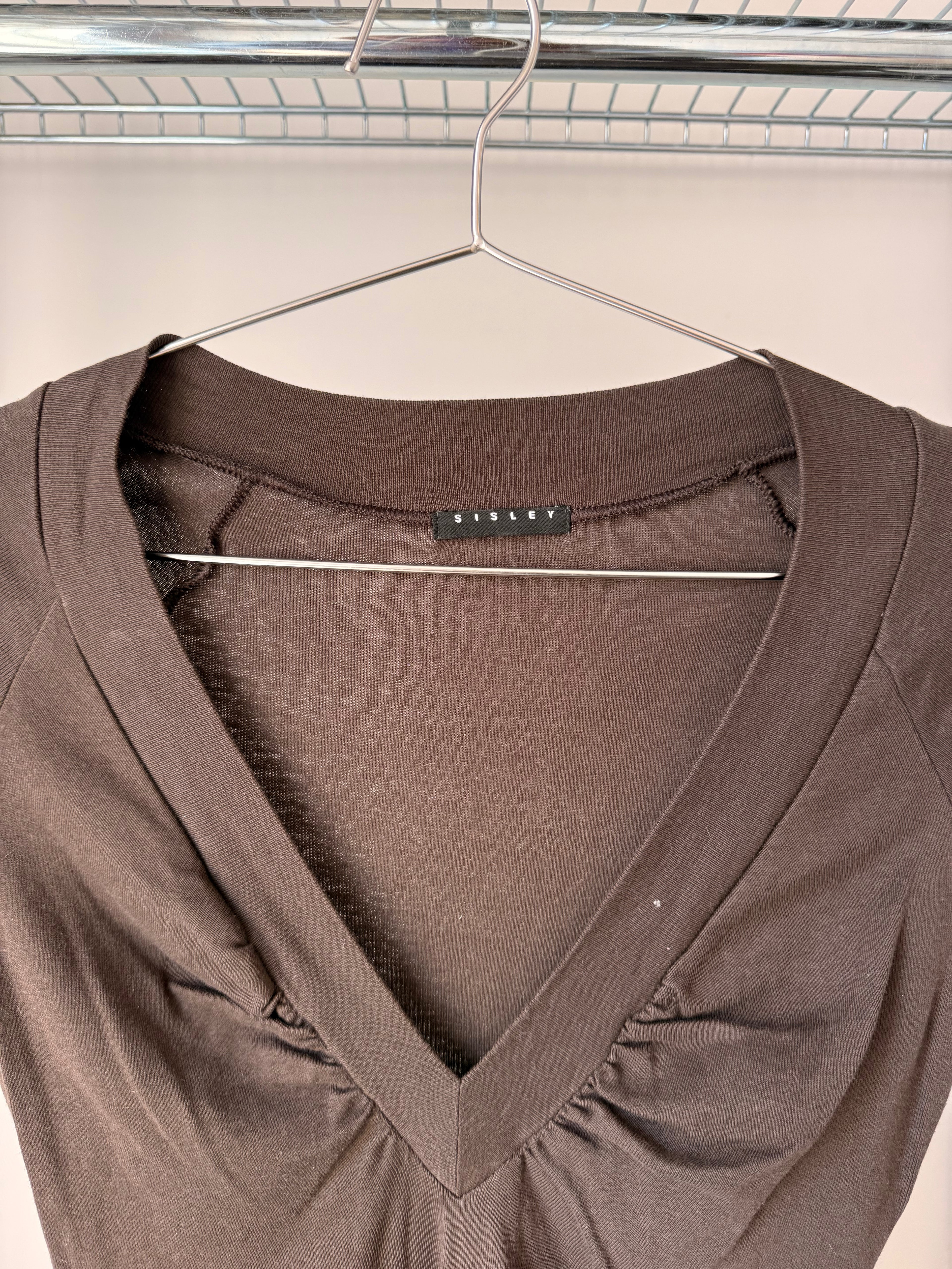 Cocoa Draped Tee